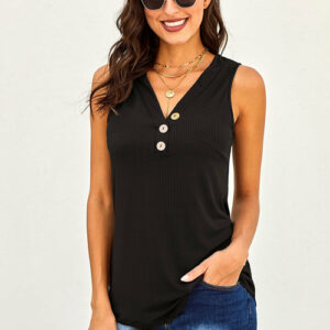 just-say-the-word-button-black-tank-top