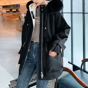 womens-mid-length-zipper-coat-with-furry-hood