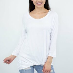 twisted-front-comfortable-top-white