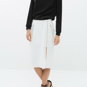 womens-zip-up-slit-hem-midi-skirt