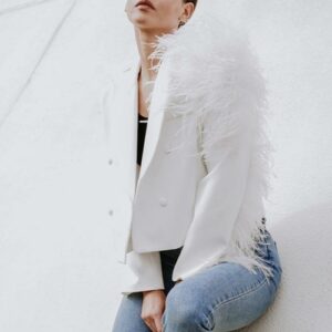 lydia-ostrich-feather-blazer