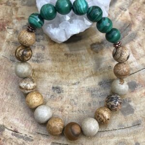 malachite-picture-jasper-stretch-bracelet-genuine-stones