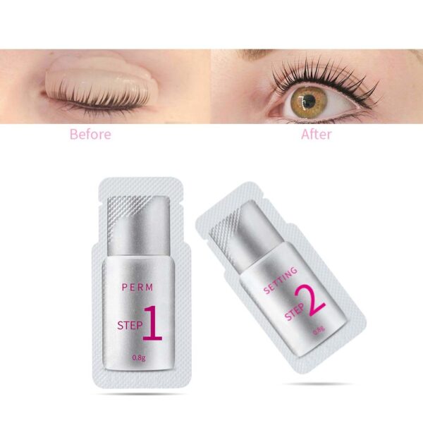 ICONSIGN 10 Pairs Pouch Eyelash Perm Lotion Lashes Lift Quick Perming 5 To 8 Minutes Beauty Makeup Tools - Image 5