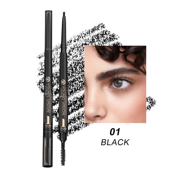 Fog Sense Three In One Eyebrow Pencil Waterproof Smear-proof - Image 5