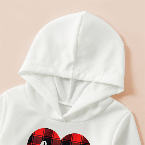 White Parent-Child Sweater Dress Mother And Daughter Multiple - Image 4