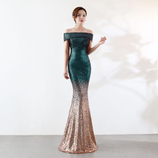 Birthday Party Dress Slimming Host Long Dress - Image 8
