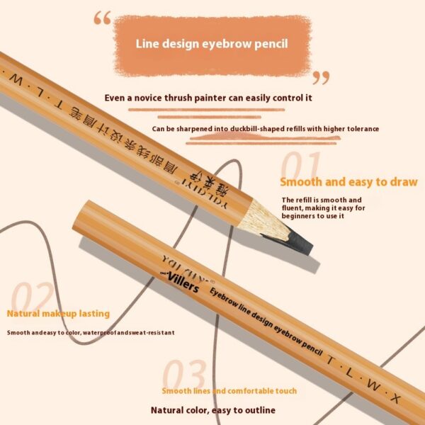 Positioning Eyebrow Pencil Eyebrow Line Design Pen Waterproof Anti-hemp Tattoo Embroidery For Teachers - Image 7