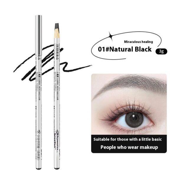 Waterproof And Sweat-proof Wild Eyebrow Pencil Line Design Distinct Look Hard Core - Image 2