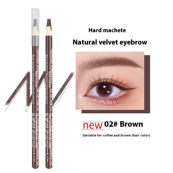 Hard Core Wild Eyebrow Pencil Waterproof And Sweatproof Distinct Look - Image 10
