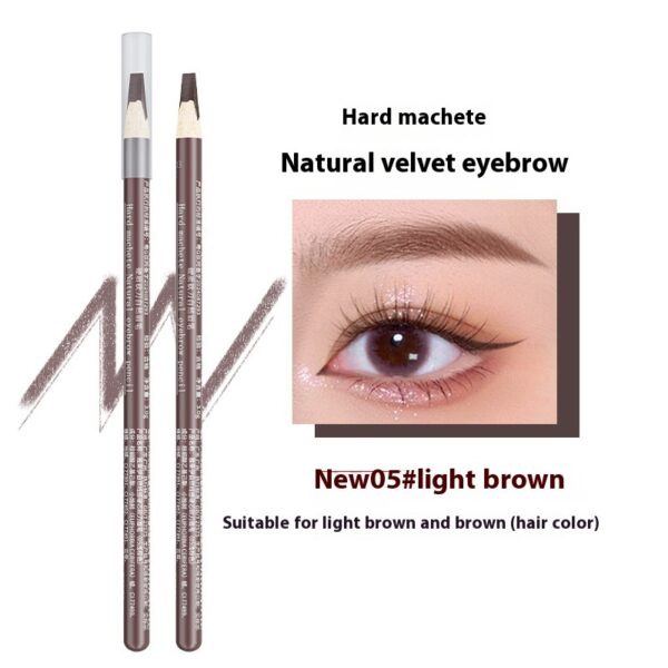Hard Core Wild Eyebrow Pencil Waterproof And Sweatproof Distinct Look - Image 2