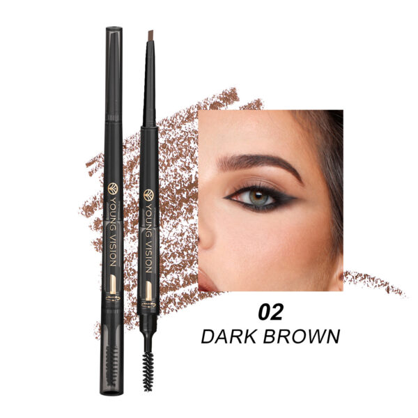 Fog Sense Three In One Eyebrow Pencil Waterproof Smear-proof - Image 4