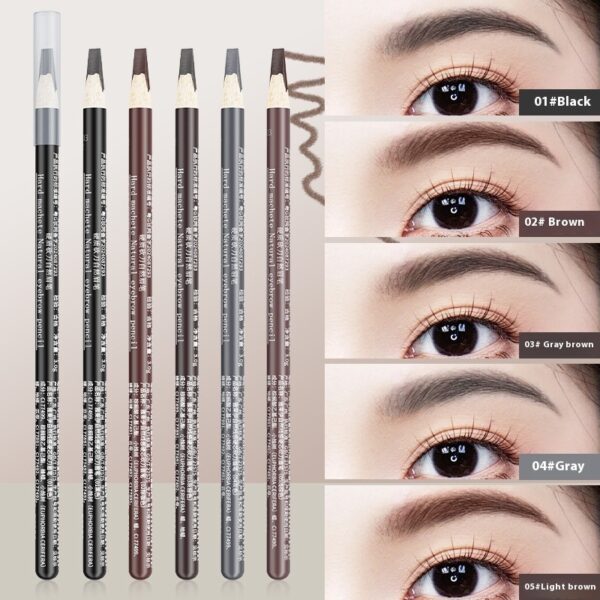 Hard Core Wild Eyebrow Pencil Waterproof And Sweatproof Distinct Look - Image 9