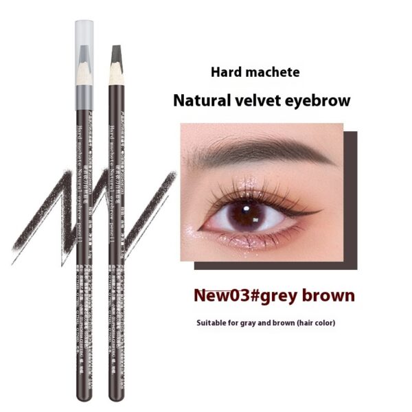 Hard Core Wild Eyebrow Pencil Waterproof And Sweatproof Distinct Look - Image 8